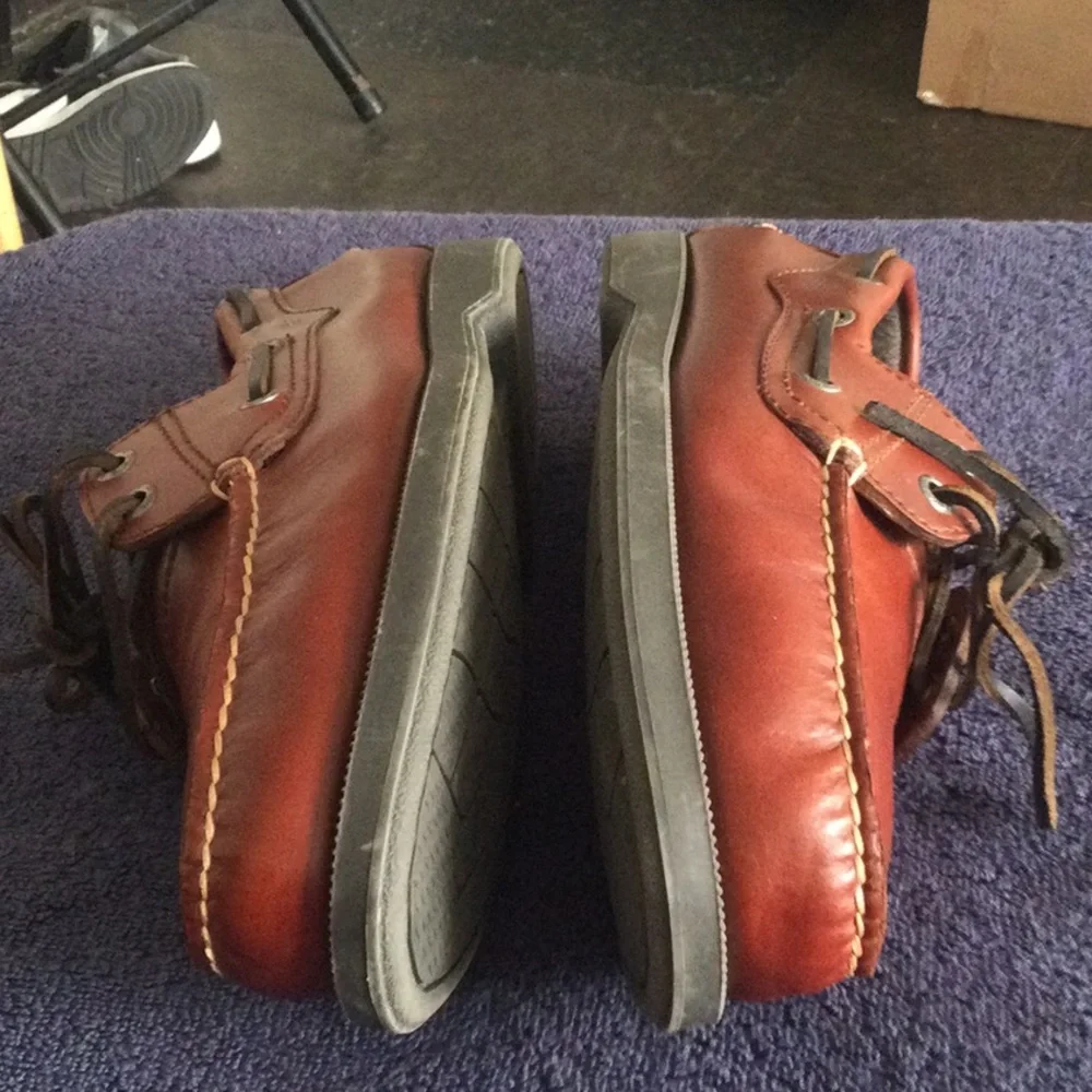 Dockers Men's Tan/Brown Leather Boat Shoes
